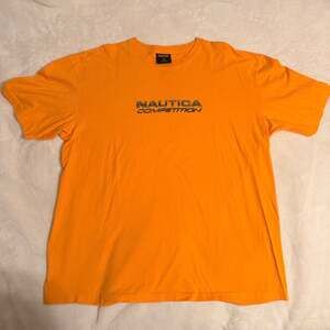 Vintage Nautica Competition Orange Short Sleeve T-Shirt